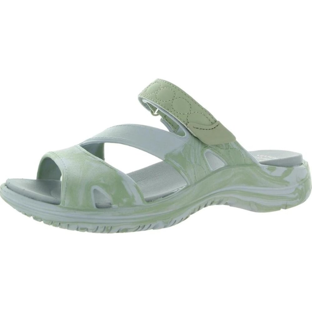 Adelle-Lite Womens Tie-Dye Slip On Slide Sandals